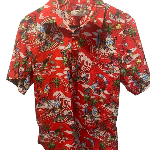 Envmenst Other - Envmenst  Red Hawaiian  Holiday Shirt